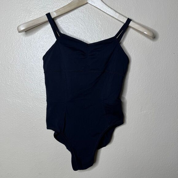 Ivivva by Lululemon Bodysuit Girls 14 Black Dance Leotard - Picture 1 of 10